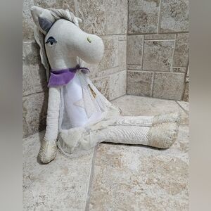 Pottery Barn Kids Everly Magical Princess Horse Linen Doll 28” Plush Toy Rare
